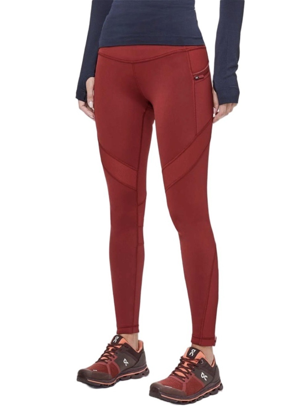 Lululemon Keep The Fleece Tight 28” in Dark Red Sz 10